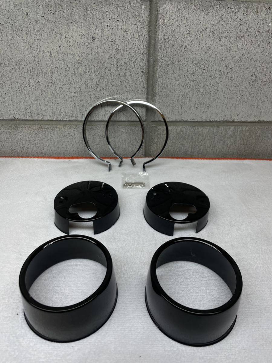 Z400FX その他車種 メーターカバー ケース 素材スチール製 ウレタン塗装 黒艶 新品未使用 NO1