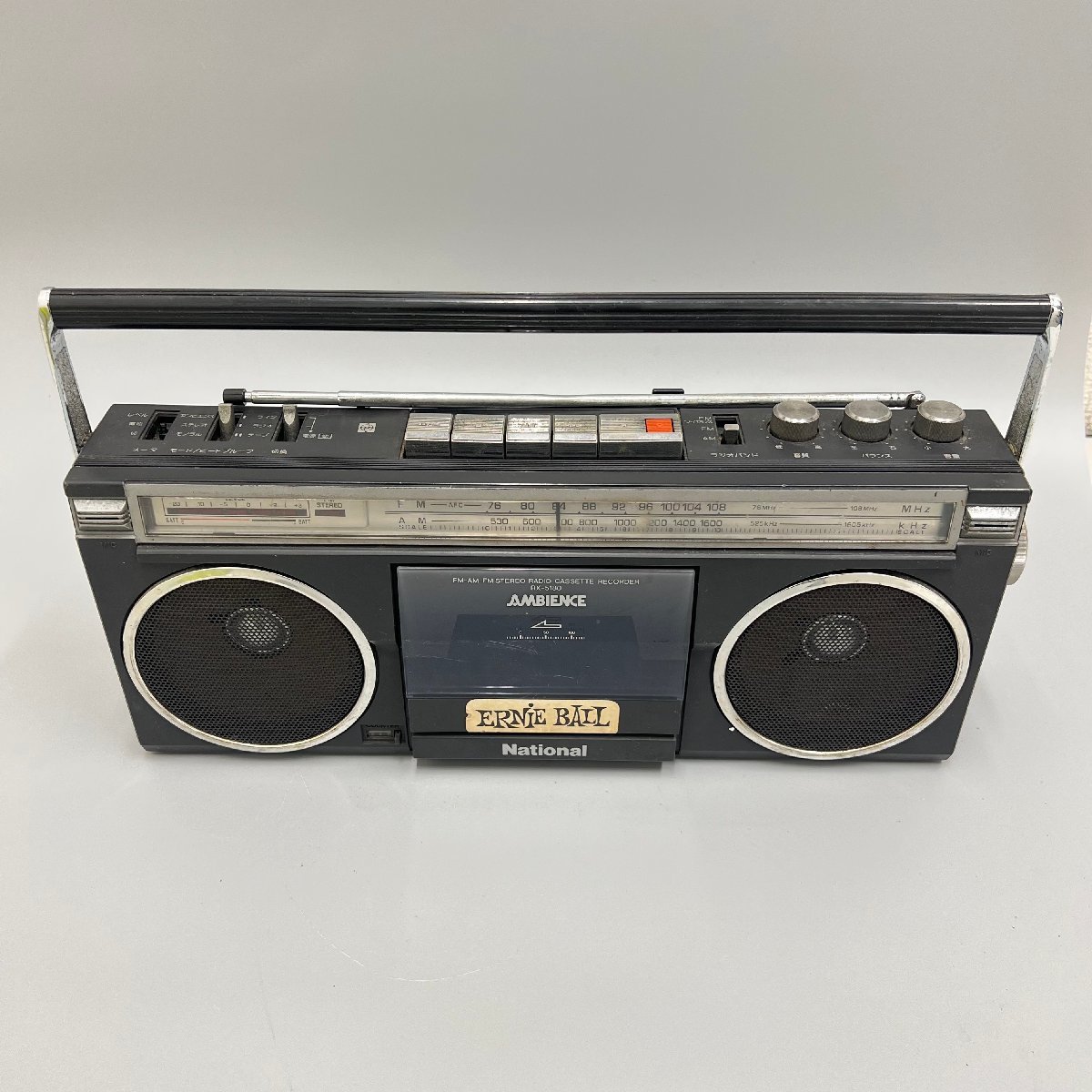 ○○[2] 現状品 レトロ National ナショナル ラジカセ ブラック