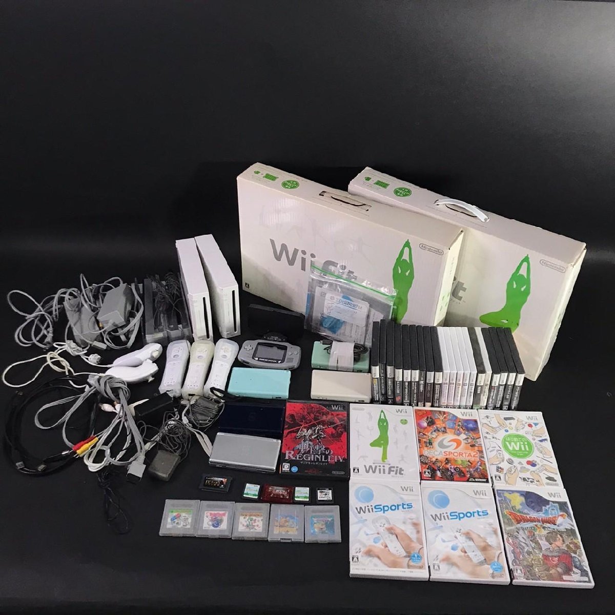 FG0126-52-3-4 現状品 任天堂 Wii DS カセット ソフト まとめ ゲーム 