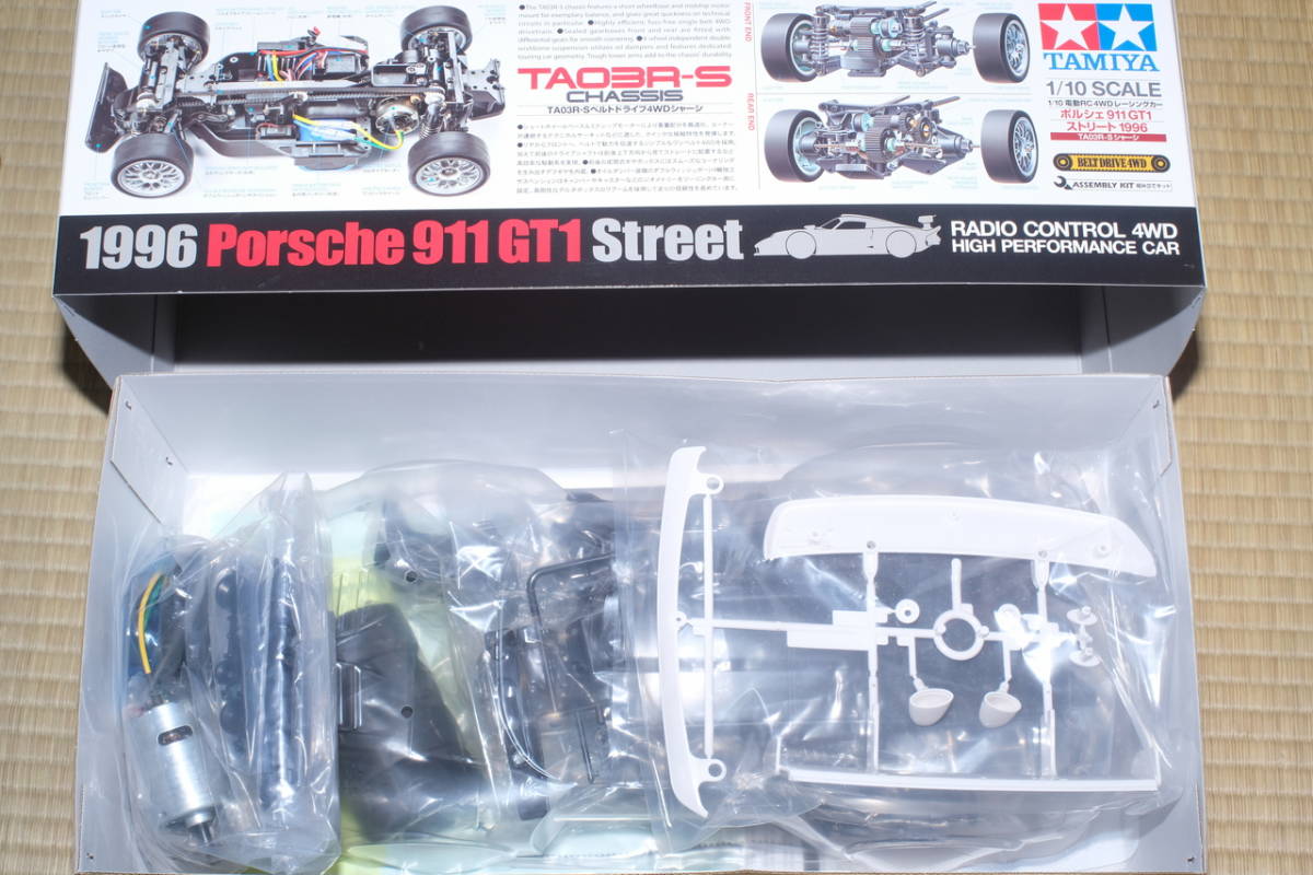 TAMIYA タミヤ TA03 RS ポルシェ 911 ( 993 ) GT-1 1996 ストリート 