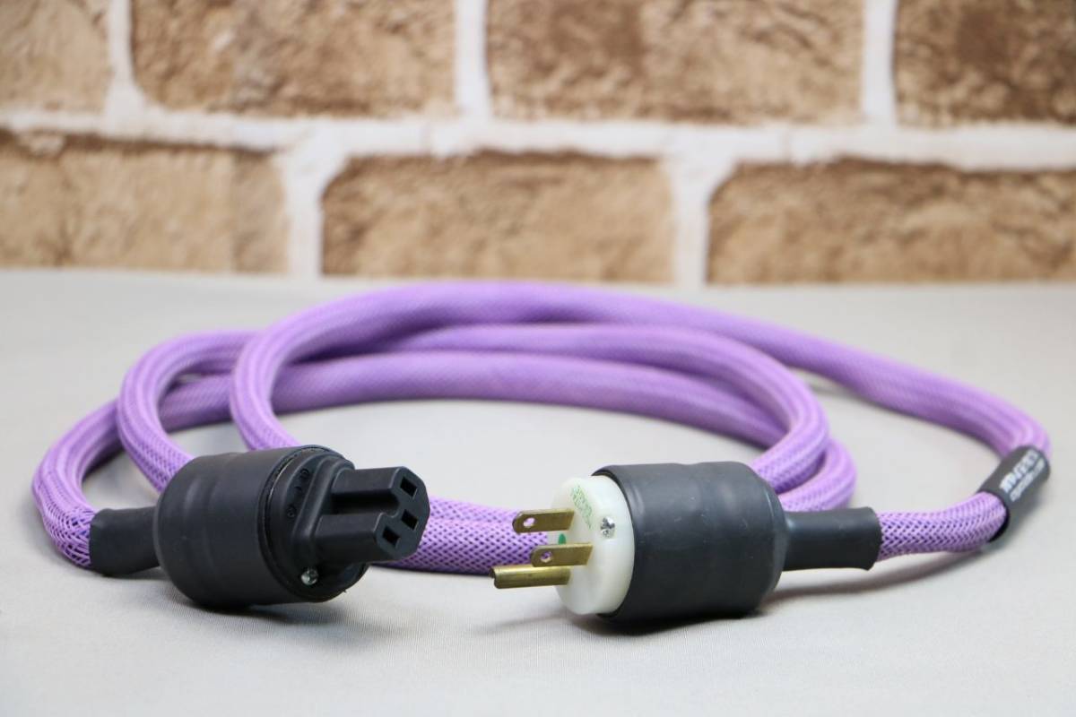 OYAIDE オヤイデ L/i50 EX 電源ケーブル パープルメッシュ 1.8m OYAIDE