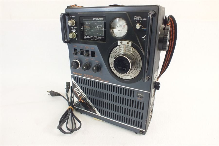 ジャンク品-TOSHIBA TRYX2000 RP-2000F ラジオ 本体 RP-2000F TOSHIBA 東芝 BCL Yahoo!オークション TRYX2000 - ICラジオ 0
