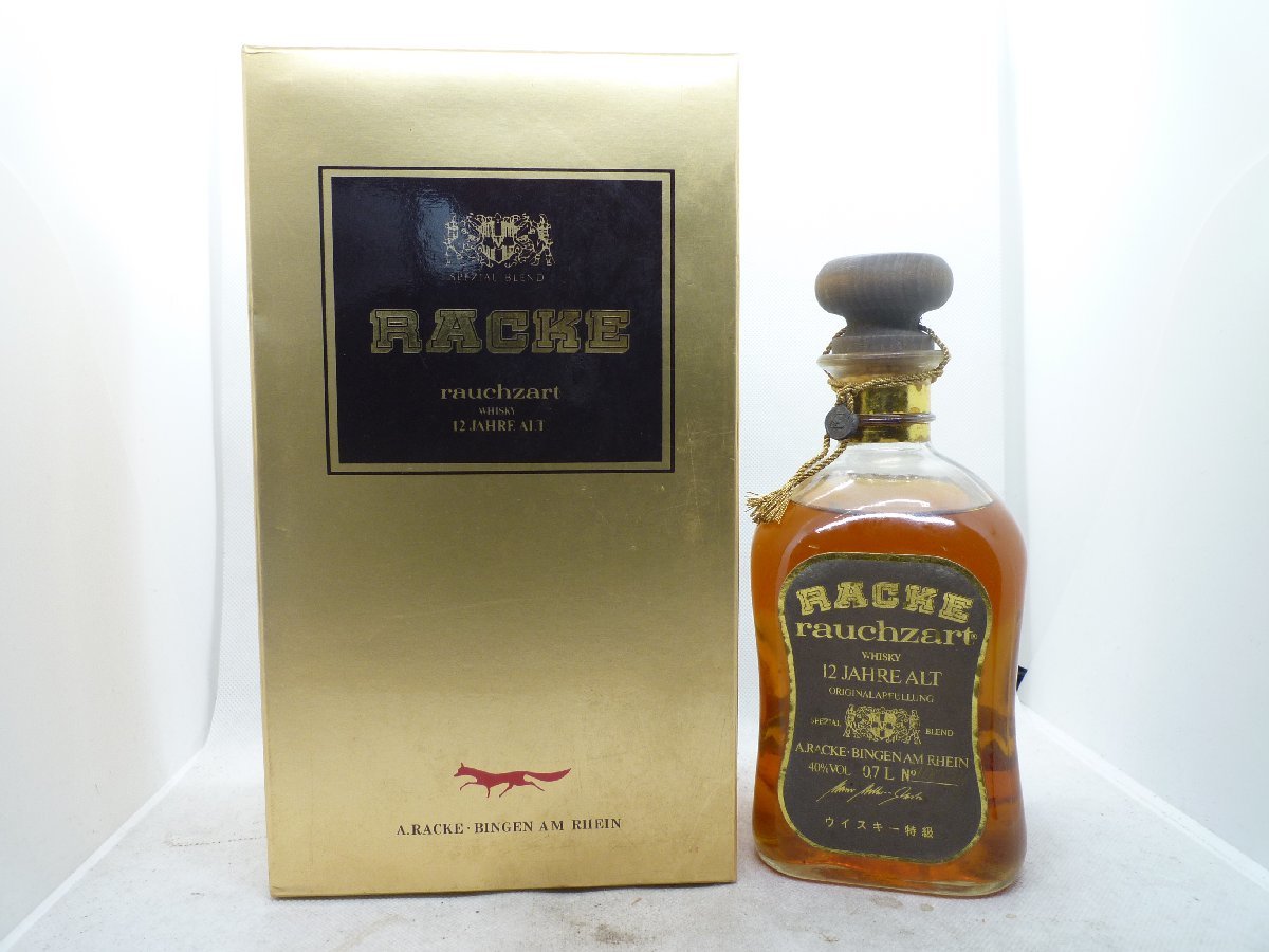 【古酒 未開栓】【1000円スタート】RACKE rauchzart ラッケ 12年　特級　/700ml 40%　　　/7348