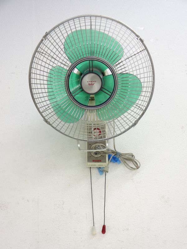 Q023-N31-251 SANYO サンヨー EF-6YK 壁掛け扇風機 ダイナミックW 30cm