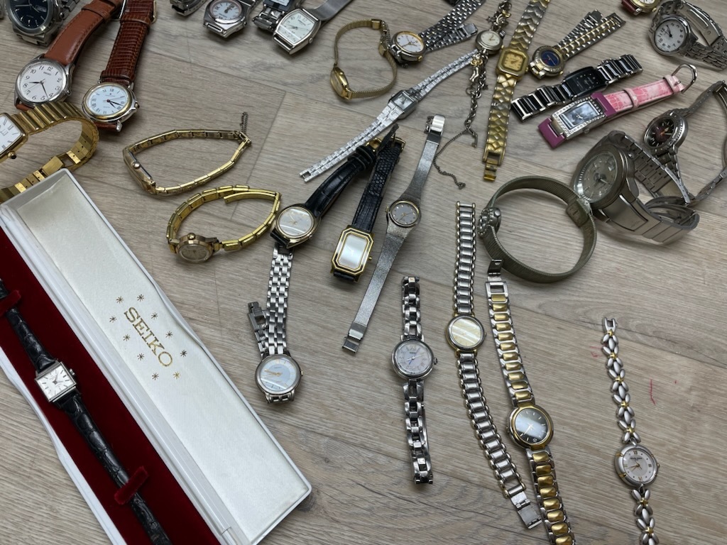 SEIKO CASIO などまとめて売り ⚠️ジャンク品です⚠️合計　20個 ジャンク☆腕時計まとめて【117個】メンズ・レディース☆SEIKO・CASIO