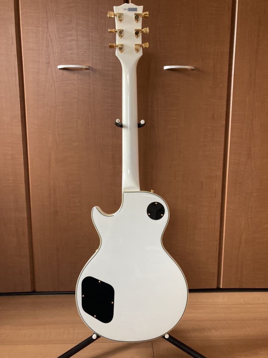 Burny レスポールスタイル ホワイト BURNY 白金 レスポール エレキ