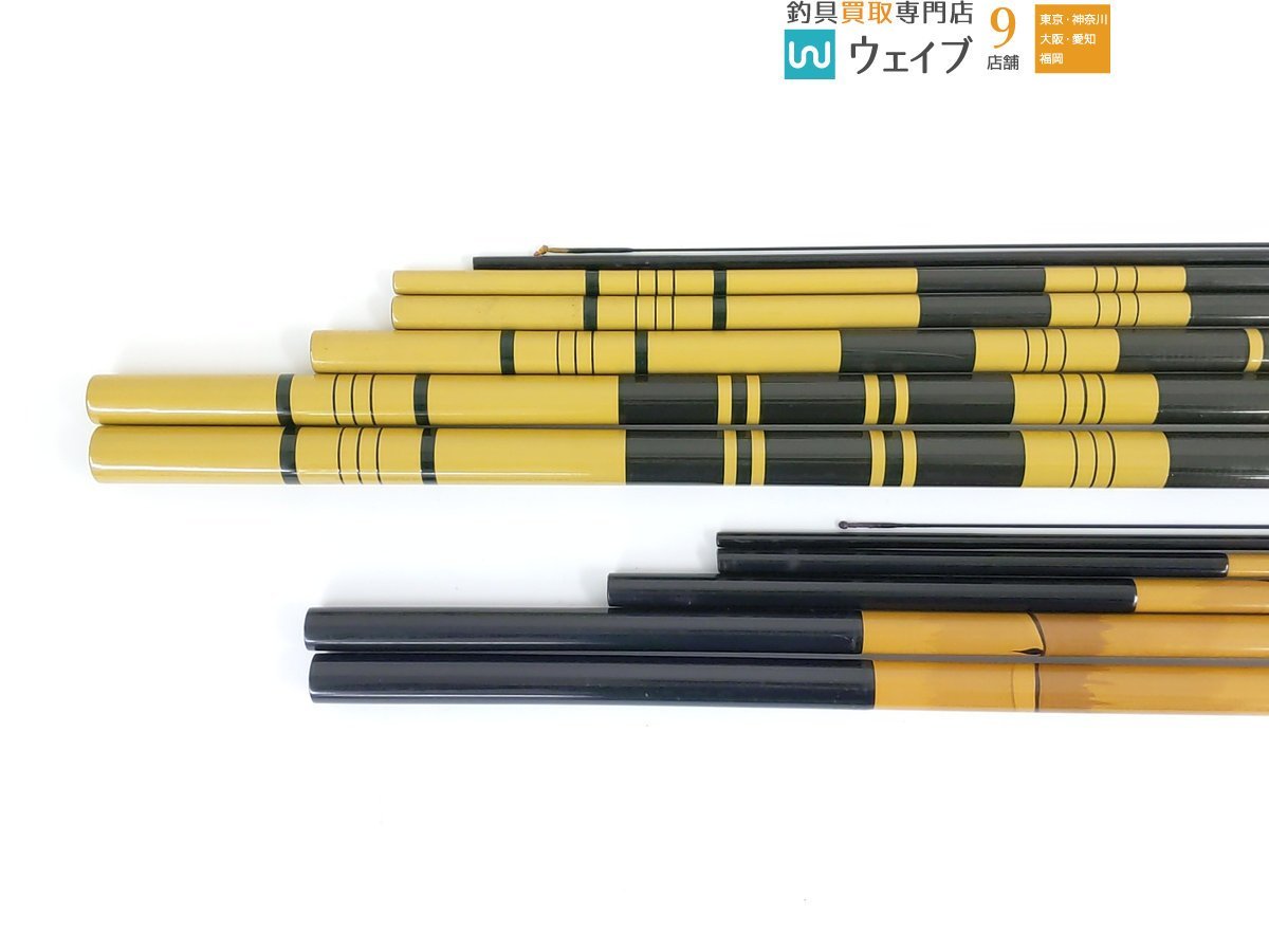 ダイコー 晴釣 22尺、うかれ駒 硬調 極細身 18尺 へら竿 2本セット 