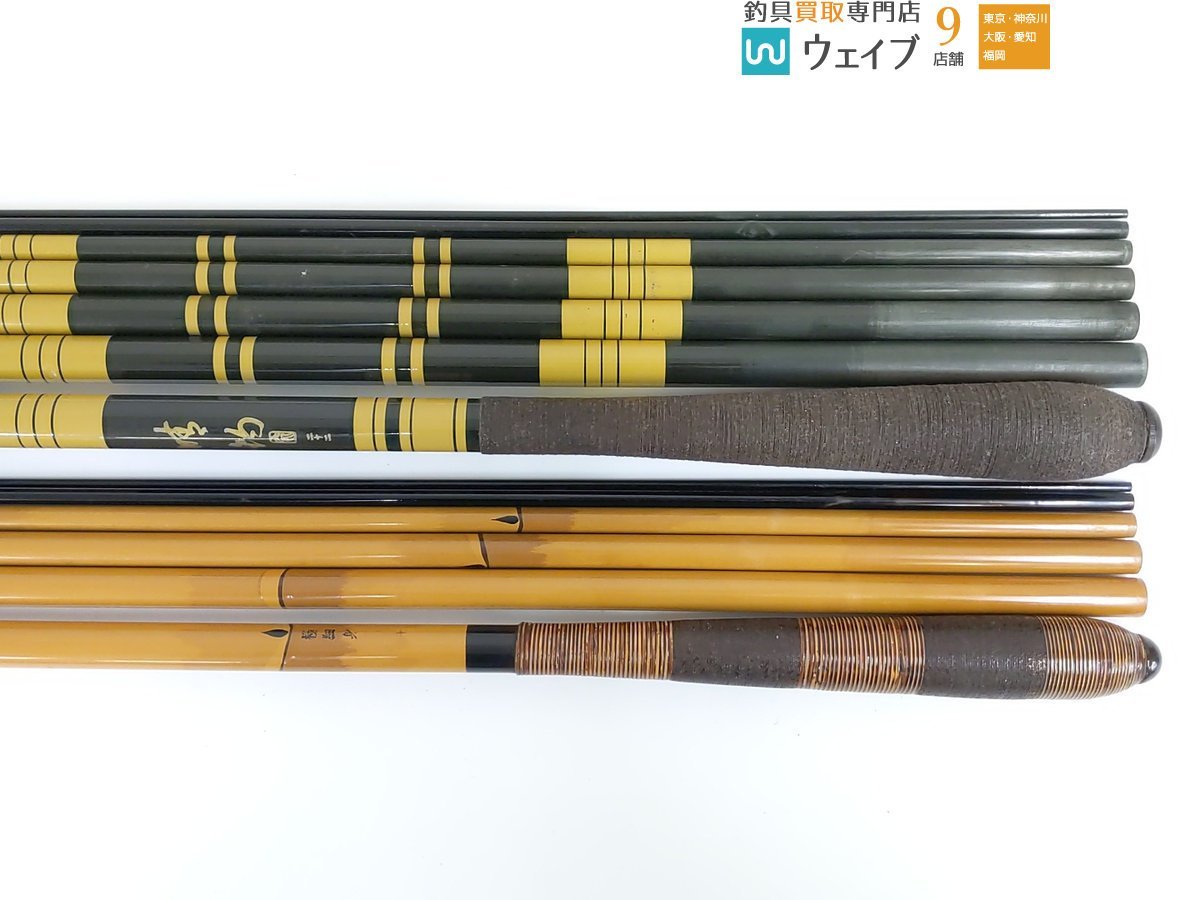 ダイコー 晴釣 22尺、うかれ駒 硬調 極細身 18尺 へら竿 2本セット 