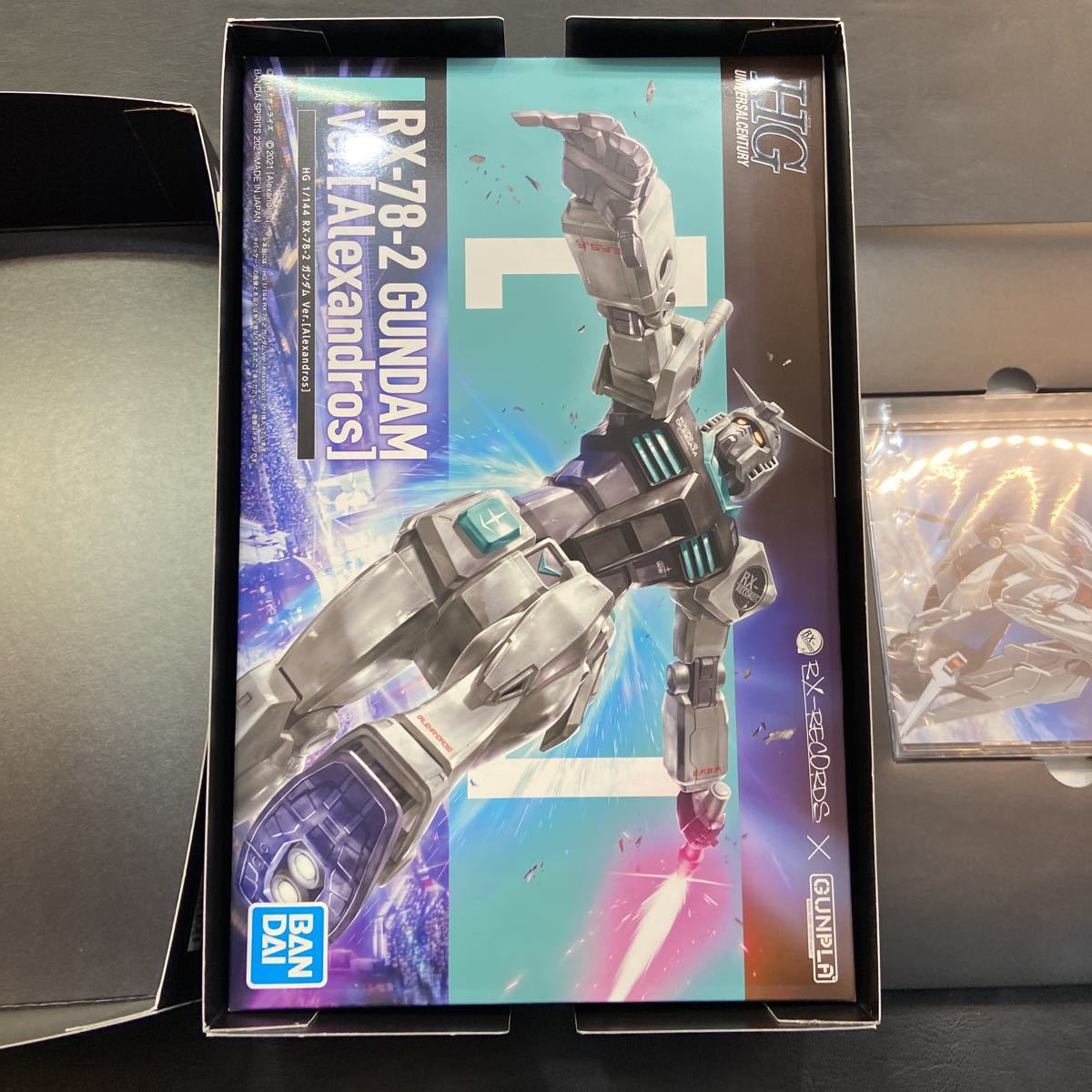 閃光 RX-78-2 HG 1⁄144 Alexandros CD アレクサンドロス ガンダム