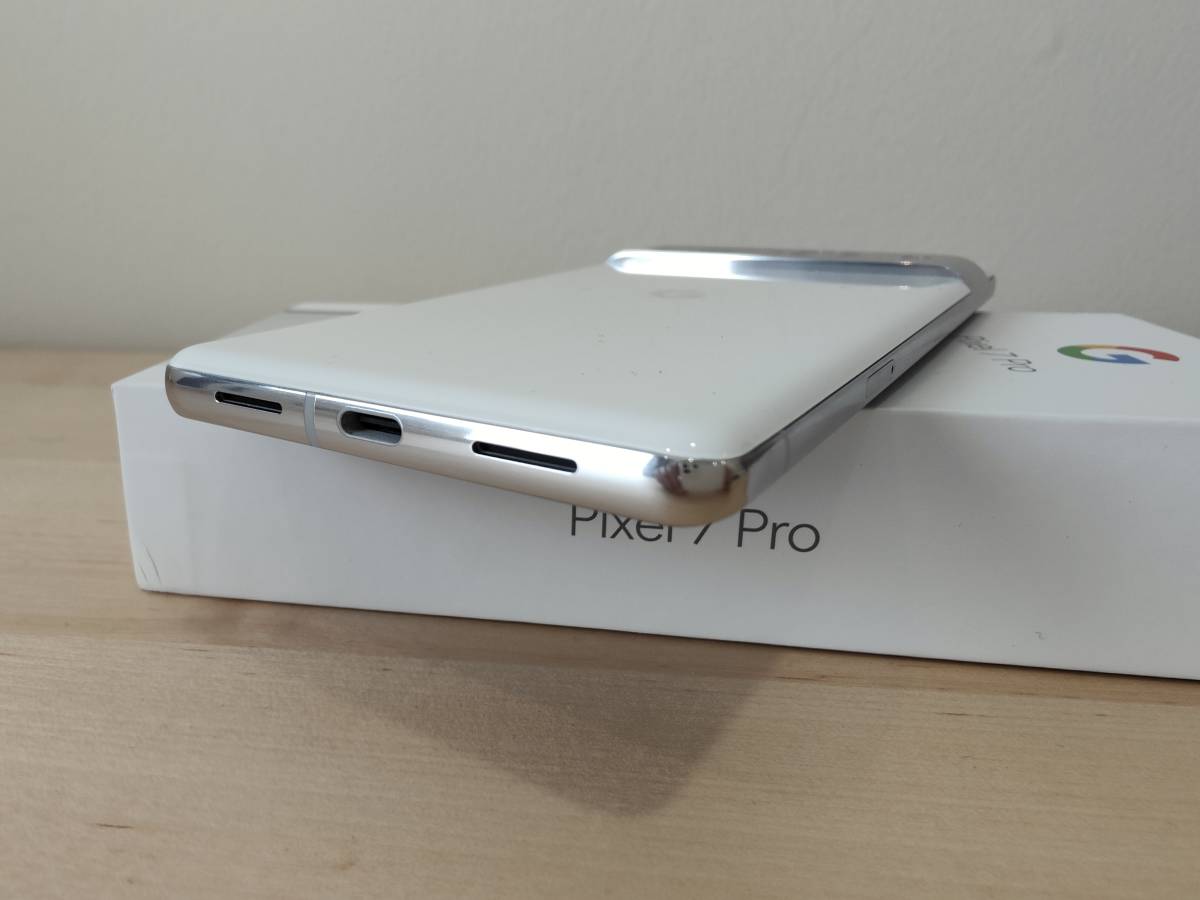 【超美品】Google Pixel 7 Pro 128G Snow SIMフリー GA03463-JP GFE4J 日本モデル_3