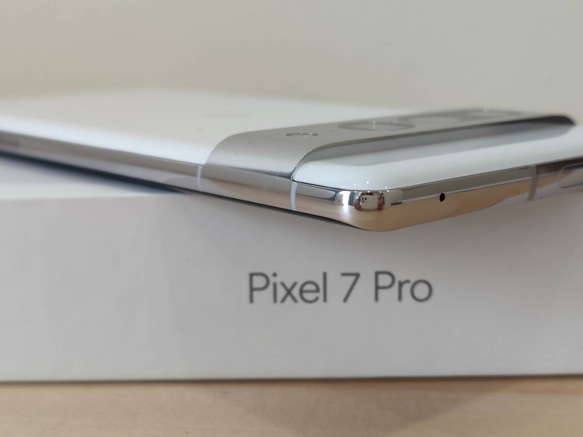 【超美品】Google Pixel 7 Pro 128G Snow SIMフリー GA03463-JP GFE4J 日本モデル_6