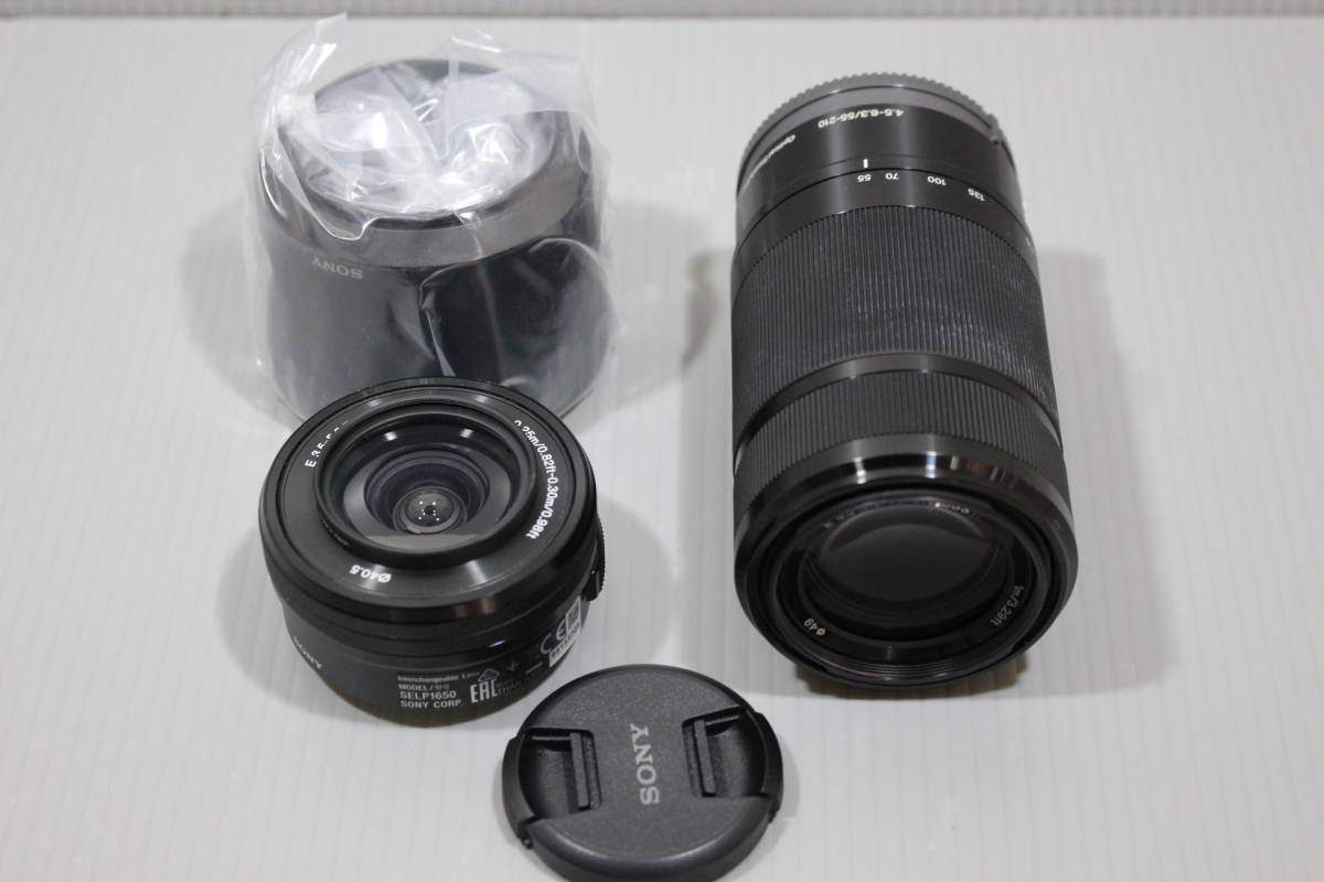 SONY SEL55210 ソニー APS-C ブラック デジタル一眼カメラ 美品 Sony