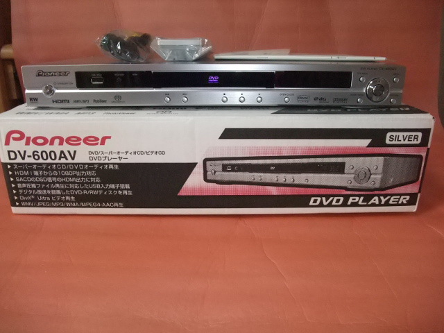 Pioneer DVDプレーヤー DV-600AV ユニバーサル仕様　リージョンフリー Pioneer DV-600AV DVDプレーヤー SACD対応 DVDオーディオ&frasl;ビデオ carte