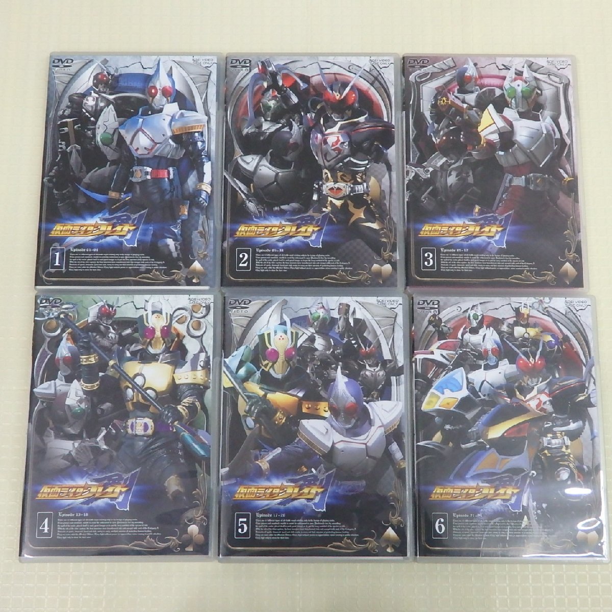 仮面ライダーブレイド 全12巻セット 特製ライナーカード、アルバム付