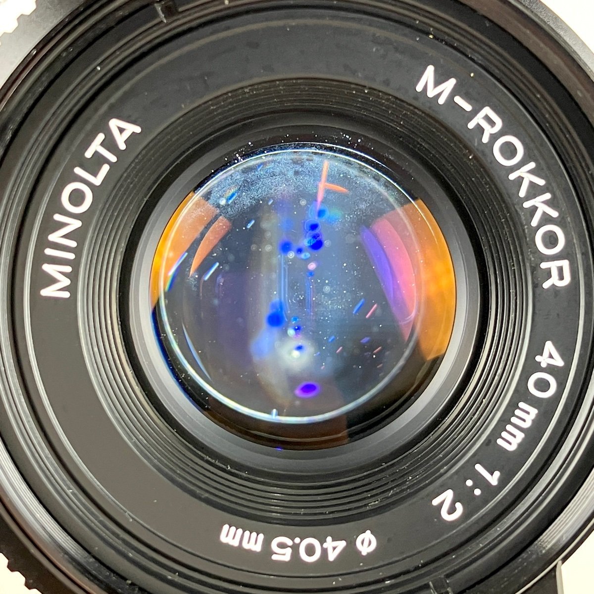 ミノルタ MINOLTA M-ROKKOR 40mm F2 ライカ Mマウント レンジ