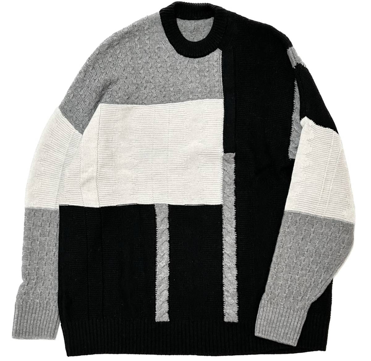 美品◎】ATTACHMENT アタッチメント クルーネックニットセーター 定価
