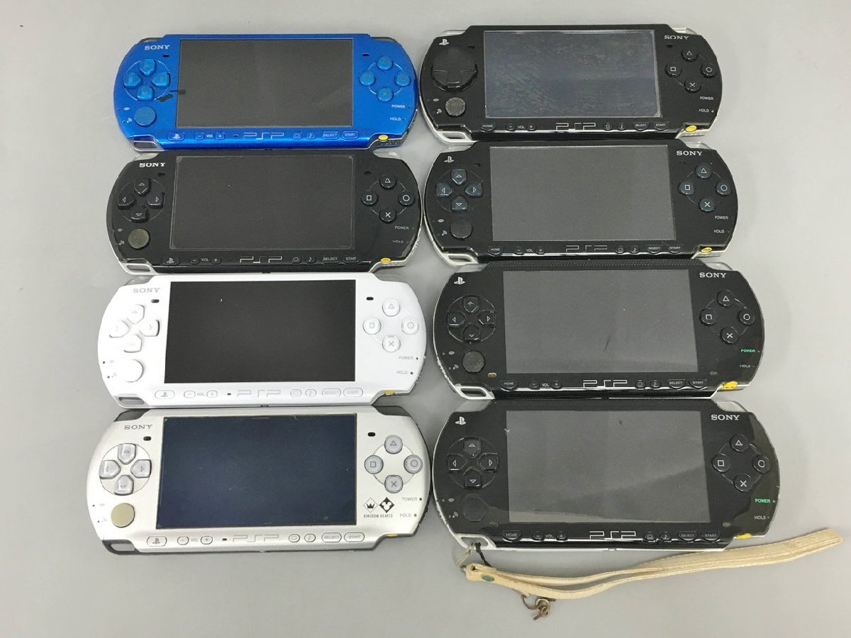 ソニー SONY ゲーム機 本体のみ PSP まとめ8台セット PSP 1000 2台/2000
