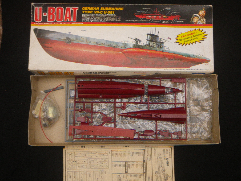LEE 00901 プラモデル 未組立 ドイツ海軍 潜水艦 U-BOAT U-581 1/150 