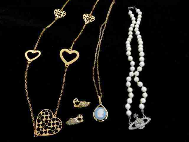 1円 コーチ モネ ウェッジウッド 等 イヤリング ネックレス セット BA021