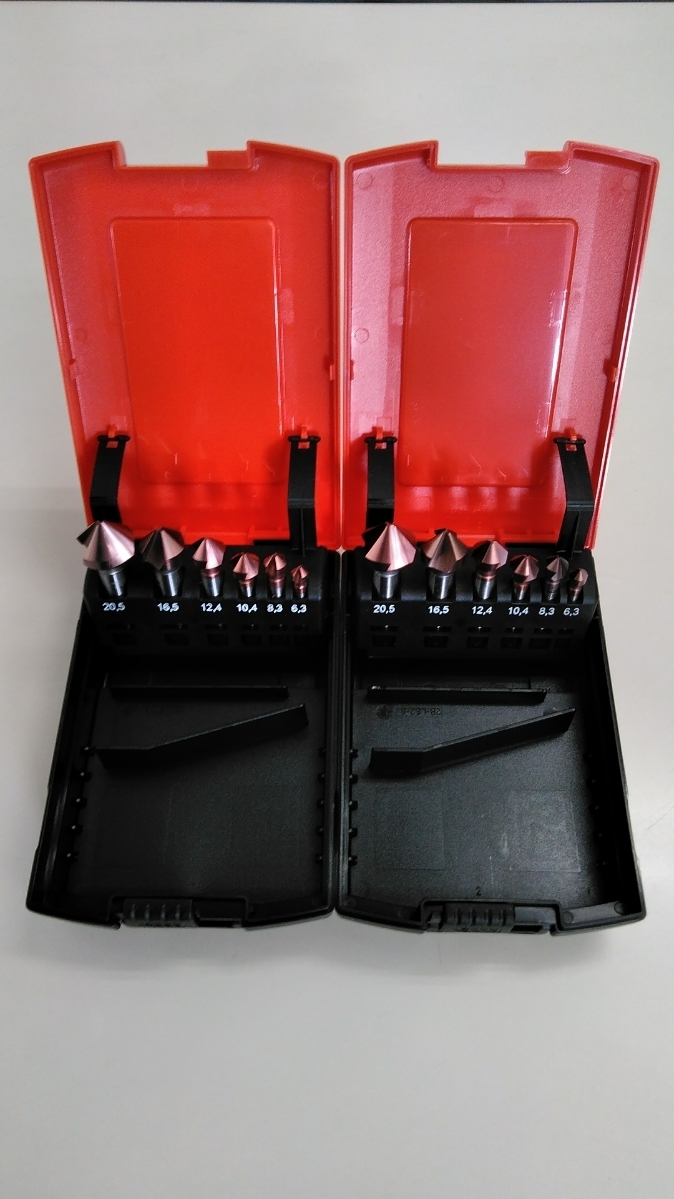 ◆◇◆　カウンターシンク（3枚刃）面取り　6本組　2セット　◆◇◆