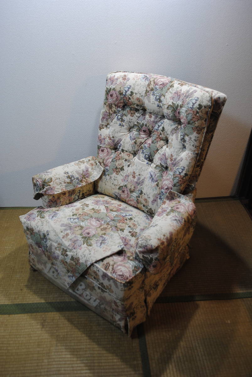 ドマーニ カリモク 1人掛けソファ XV domani꧂Louis 猫脚ダイニング