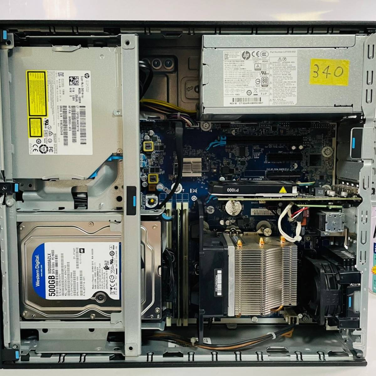 340【起動確認OK】HP Z2 SFF G4 Intel(R) Xeon(R) E-2124G CPU @ 3.40