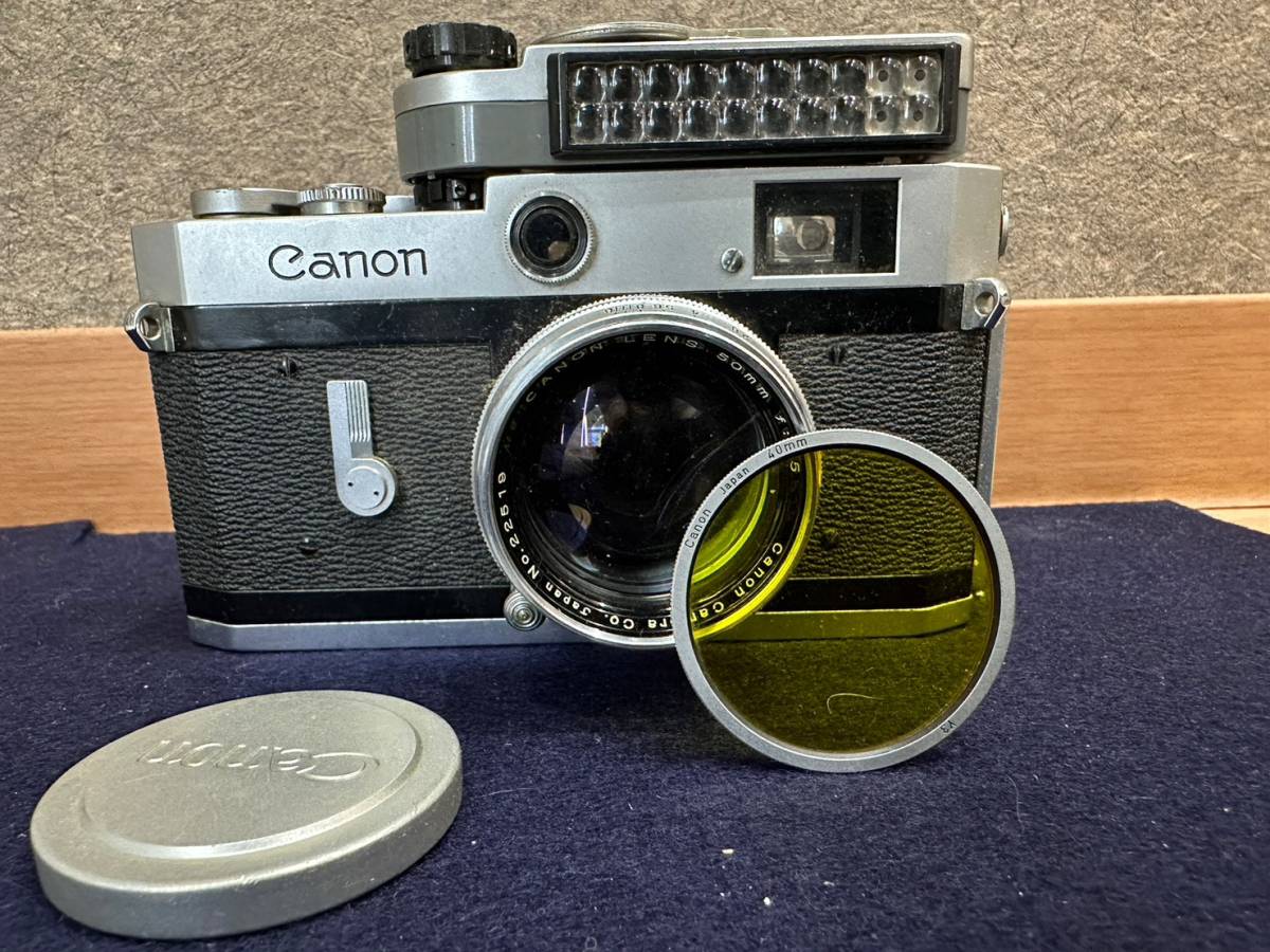 Canon/キャノンP型/レンジファインダーフィルムカメラ/レンズ50mm F1.5
