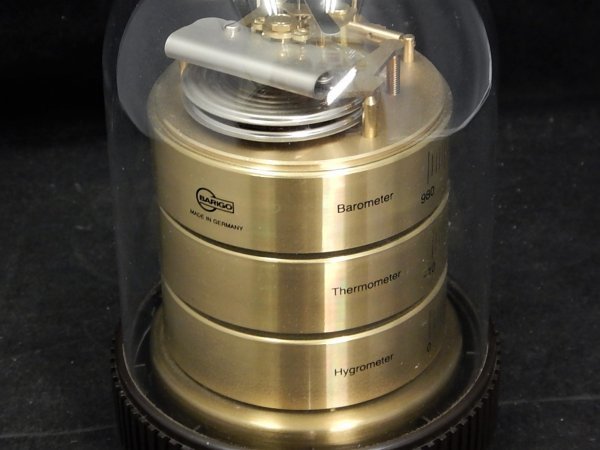 5397 美品☆ BARIGO 温度計 湿度計 気圧計 Germany ドーム型 温湿気