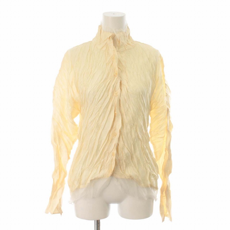 プリーツプリーズ PLEATS PLEASE イッセイミヤケ シャツ ブラウス シワ 
