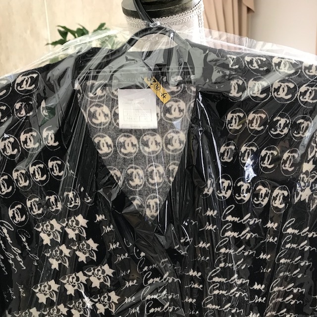 ◇美品 シャネル 06C【42】カシミヤ100％ ニット ココマーク