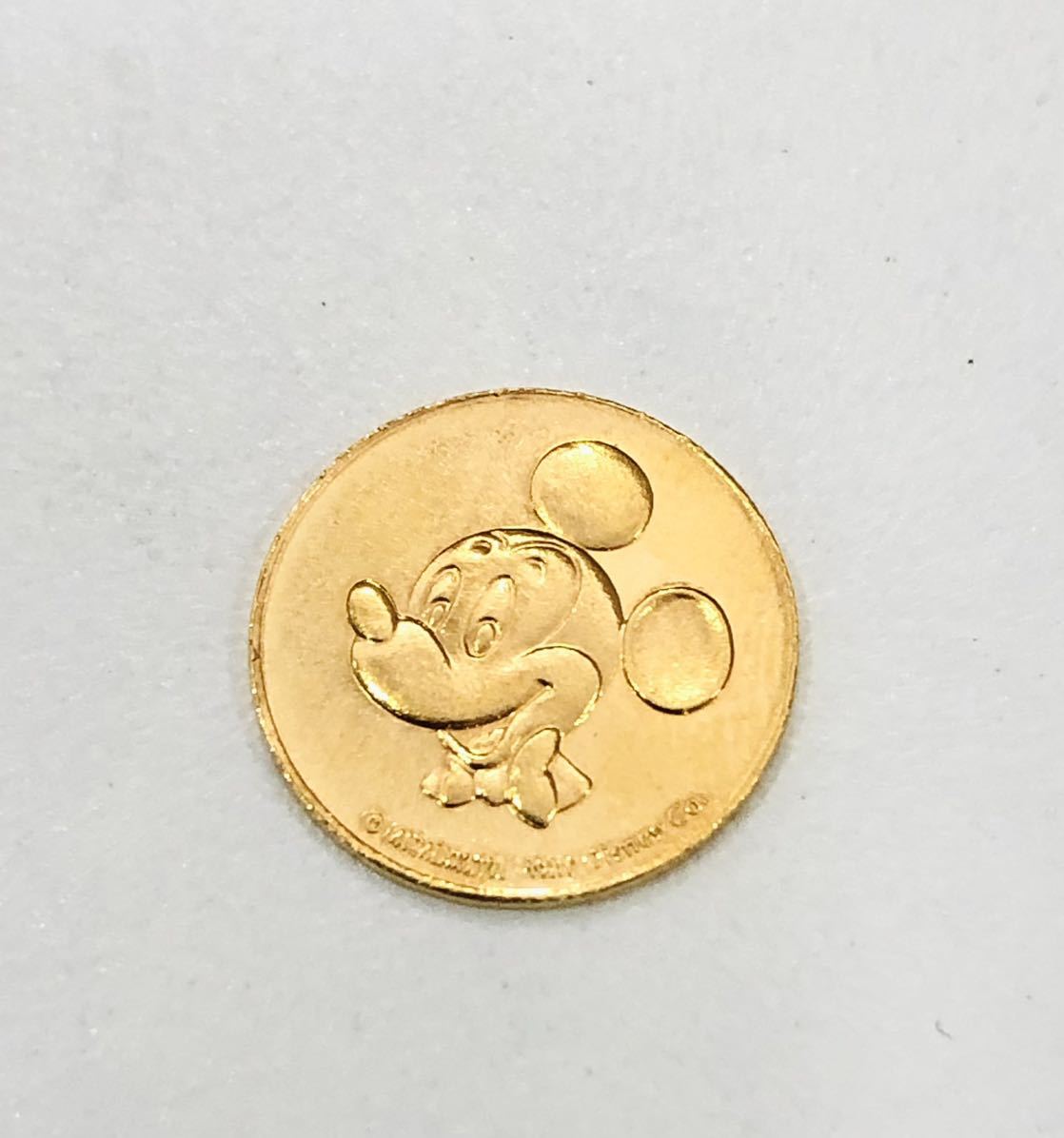純金 金貨 ミッキーマウス ディズニー 24金 1.58g 1⁄20 オンス コイン 純金 金貨