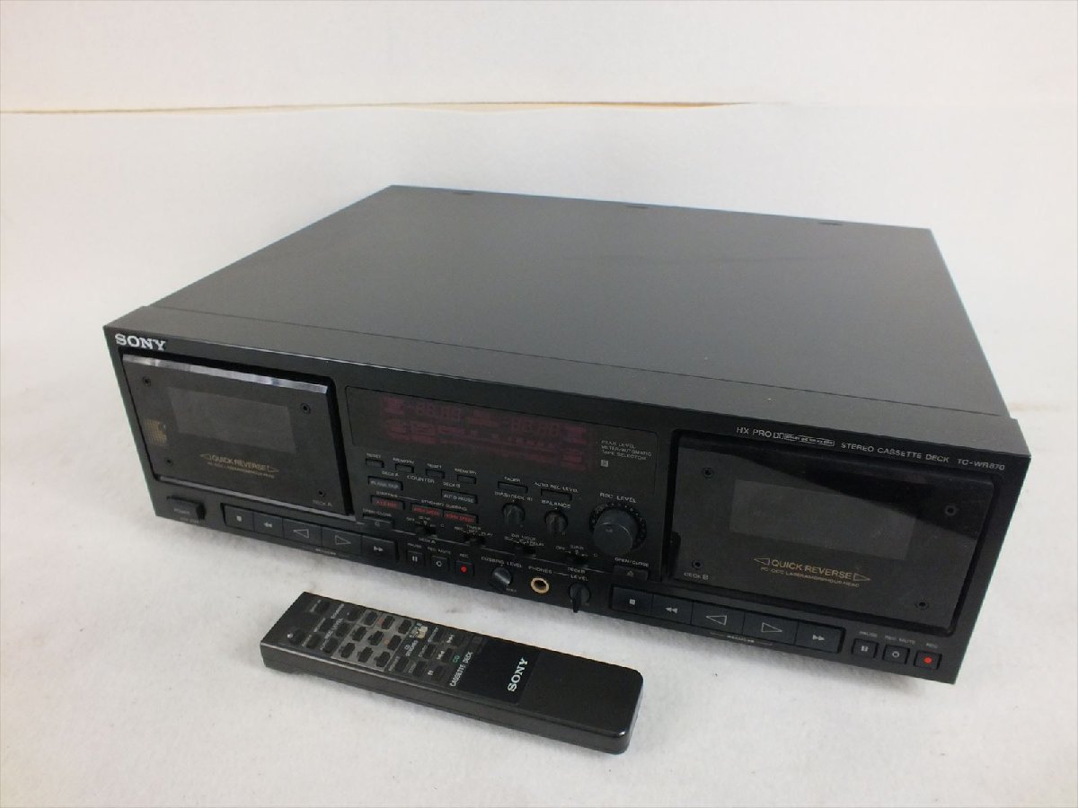 TC-WR870 SONY ソニー ジャンク 通電確認済み ☆ ♪ SONY ソニー TC