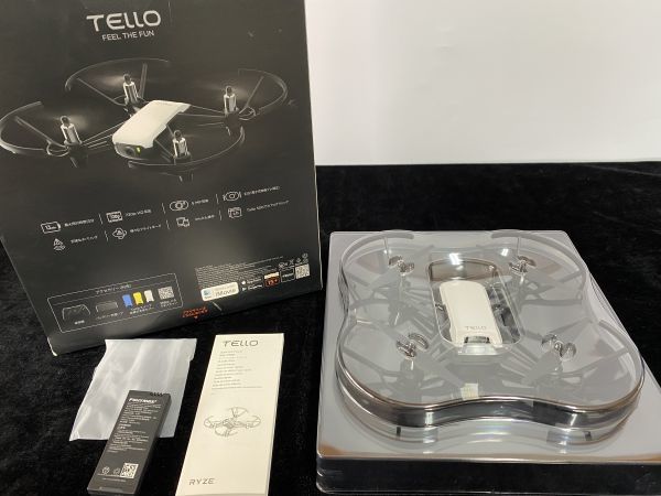 br★通電確認済み☆RYZE ライズ TELLO トイドローン 元箱 説明書 バッテリー付き★