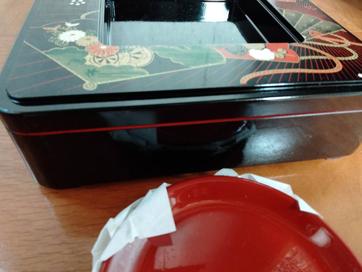 重箱/塗り箱 昭和レトロ 小皿入れ子
