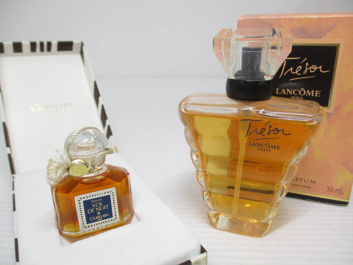 230217-001 GUERLAIN ゲラン 香水 VOL DE NUIT ヴォルドニュイ 7.5ml/LANCOME ランコム 香水計2点