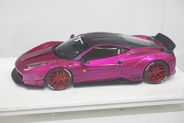 M.S. 1/43 Ferrari フェラーリ 458 イタリア クロームフラッシュピンク