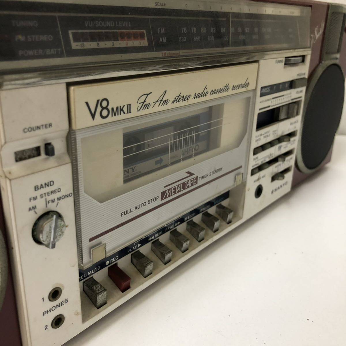 動作品 SANYO サンヨー MR-V8MKⅡ 希少ラジカセ カセットレコーダ 動作品 SANYO サンヨー MR-V8MKⅡ 希少ラジカセ カセットレコーダ