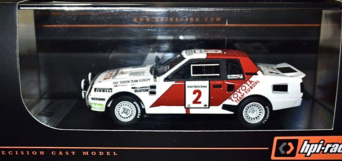 hpi Toyota Celica Twincam Turbo #2 1986 Safari 1/43 8936 Celica