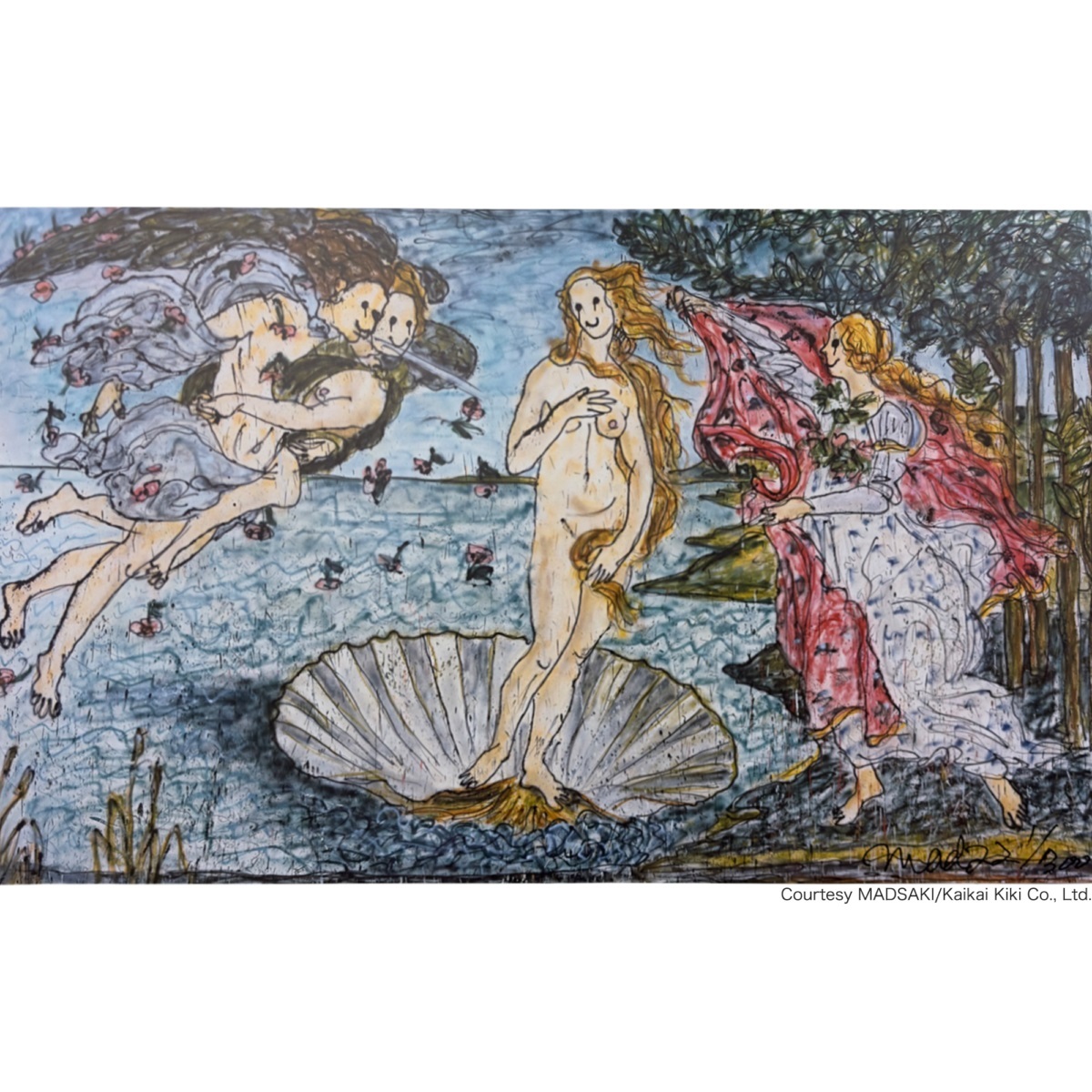 Birth of Venus MADSAKI II | Sandro The by Botticelli)_P (inspired