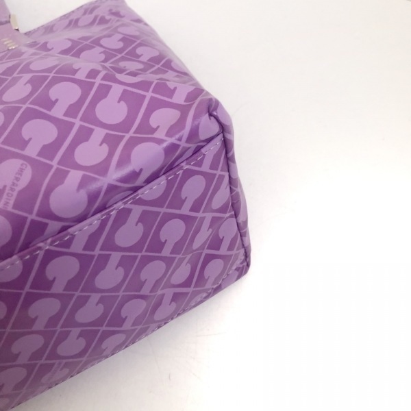 GHERARDINI(ゲラルディーニ) ゲラルディーニ ショルダーバッグ パープル PVC(塩化ビニール) ショルダーバッグ 販売済み - パープル