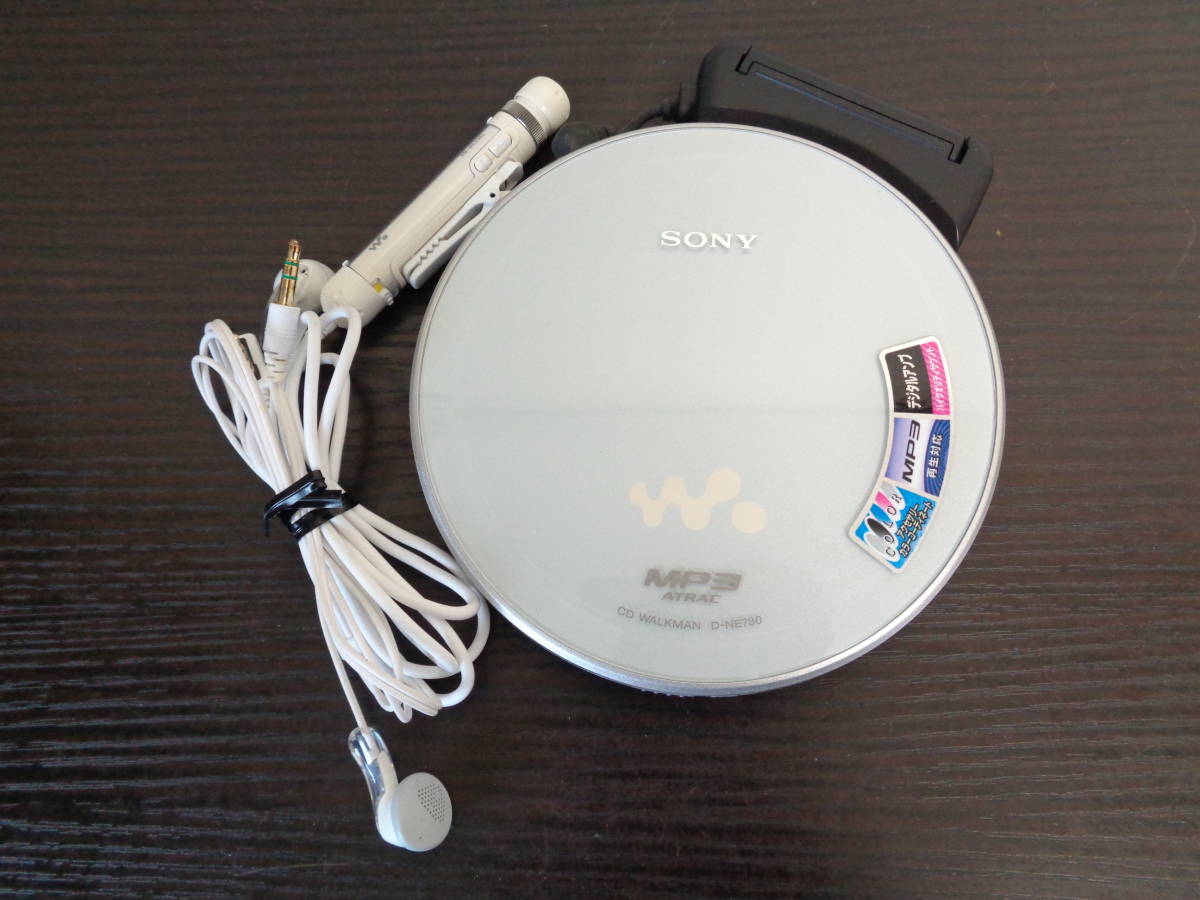 SONY ソニー CDウォークマン D-NE730 MP3 動作未確認 ジャンク品 管理LP