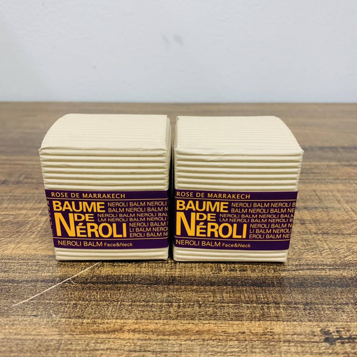 【2682】未開封品 ROSE DE MARAKECH ローズドマラケシュ ネロリバーム フェイス&ネック用オイルバーム 2個セット 化粧品