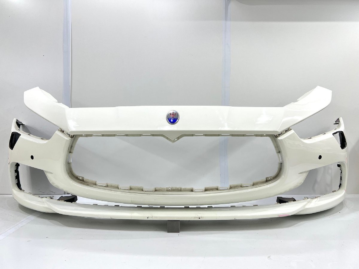マセラティー フロントバンパー マセラティ ギブリ Maserati グレー系