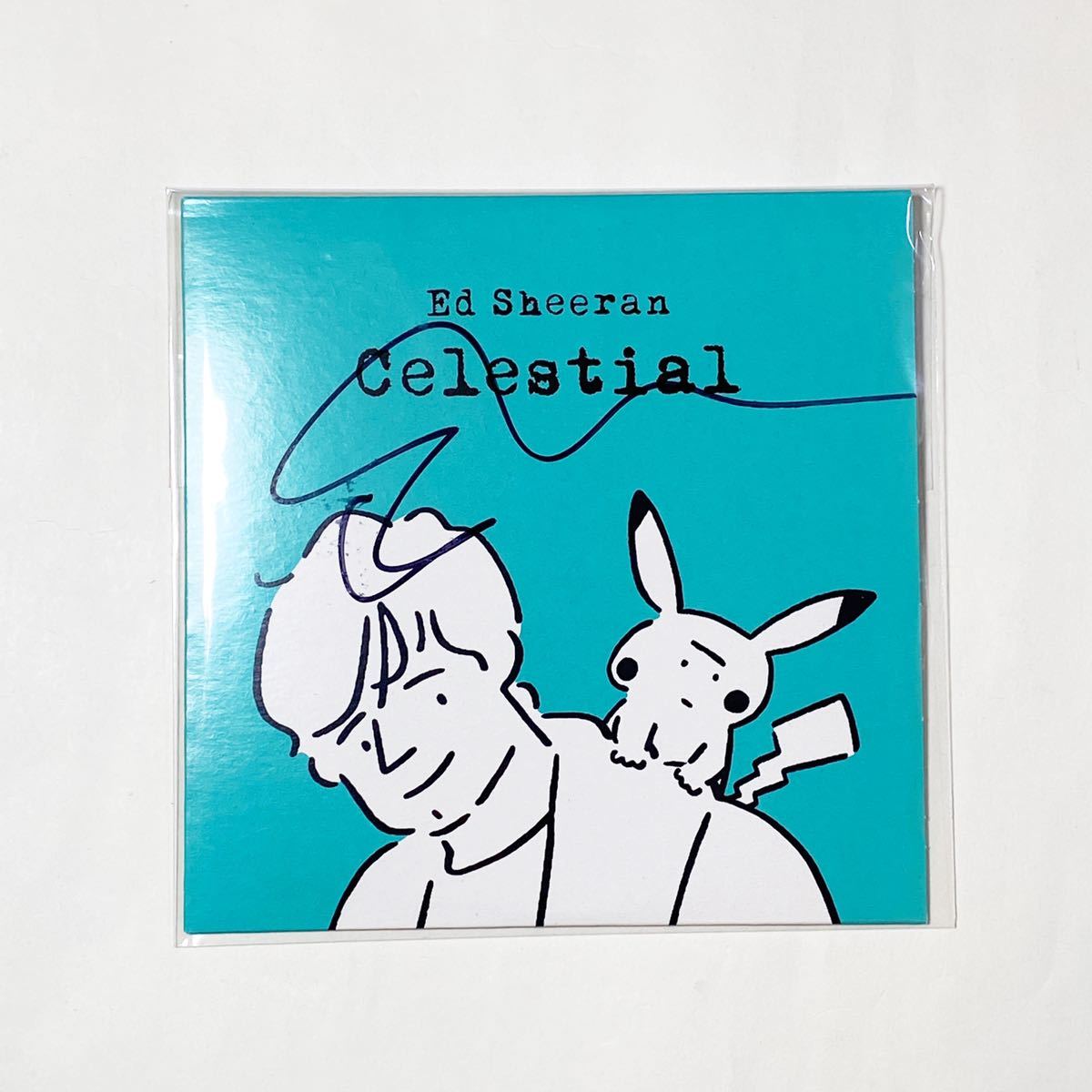 直筆サインCD Ed Sheeran 『Celestial』エド・シーラン ポケモン =