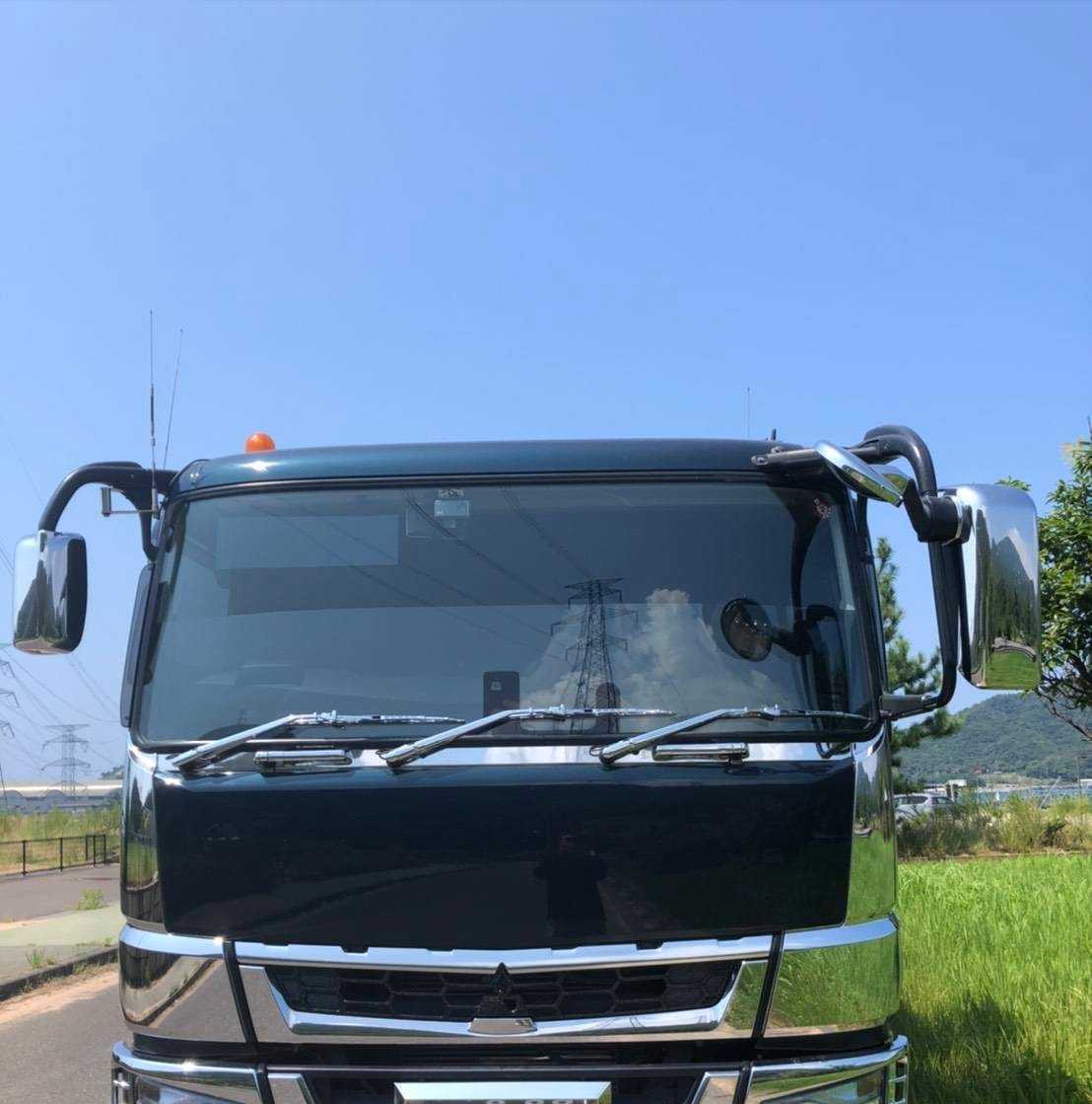 ふそう スーパーグレート フロントスクリーン グレースモーク センサー対応 高さ40㎝ 高機能 高性能品 