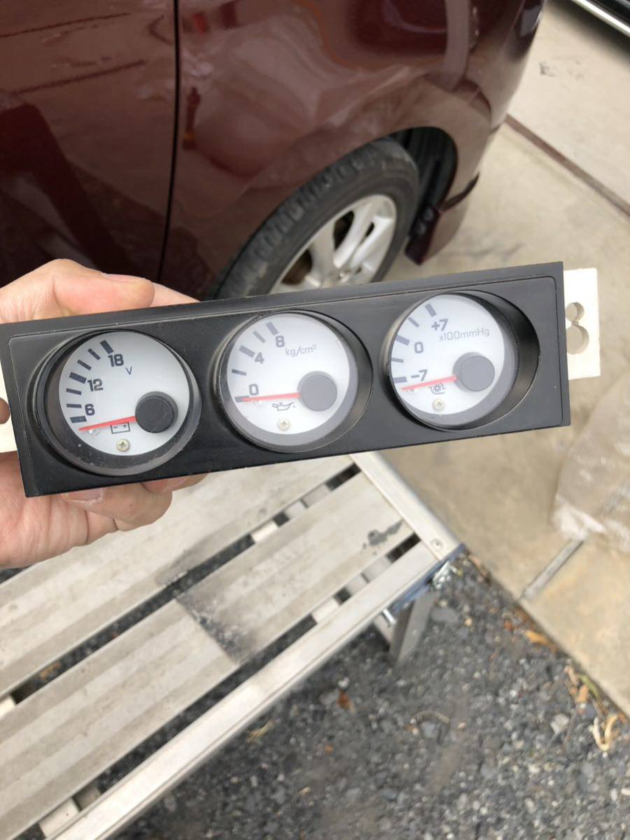 シルビア S14 純正 後期 日産 3連メーター K's - Yahoo!オークション