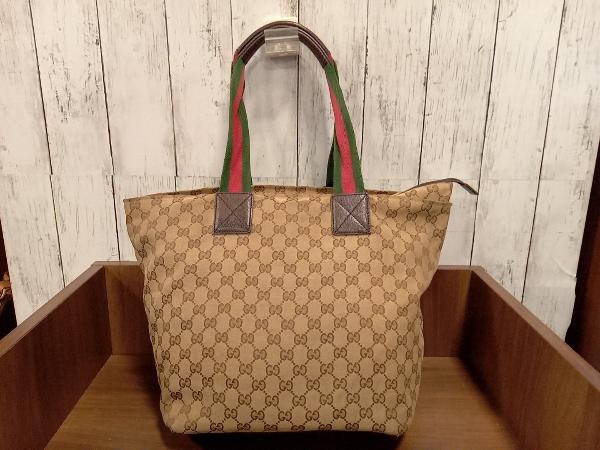 GUCCI グッチ 131231 492174 トートバッグ ハンドバッグ GG キャンバス 