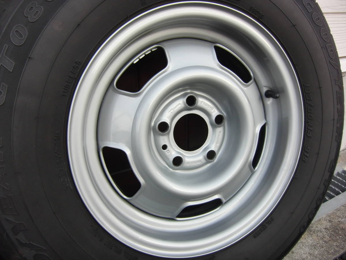 ボルボ 240純正スチールホイールスタッドレスタイヤセット 希少 VOLVO