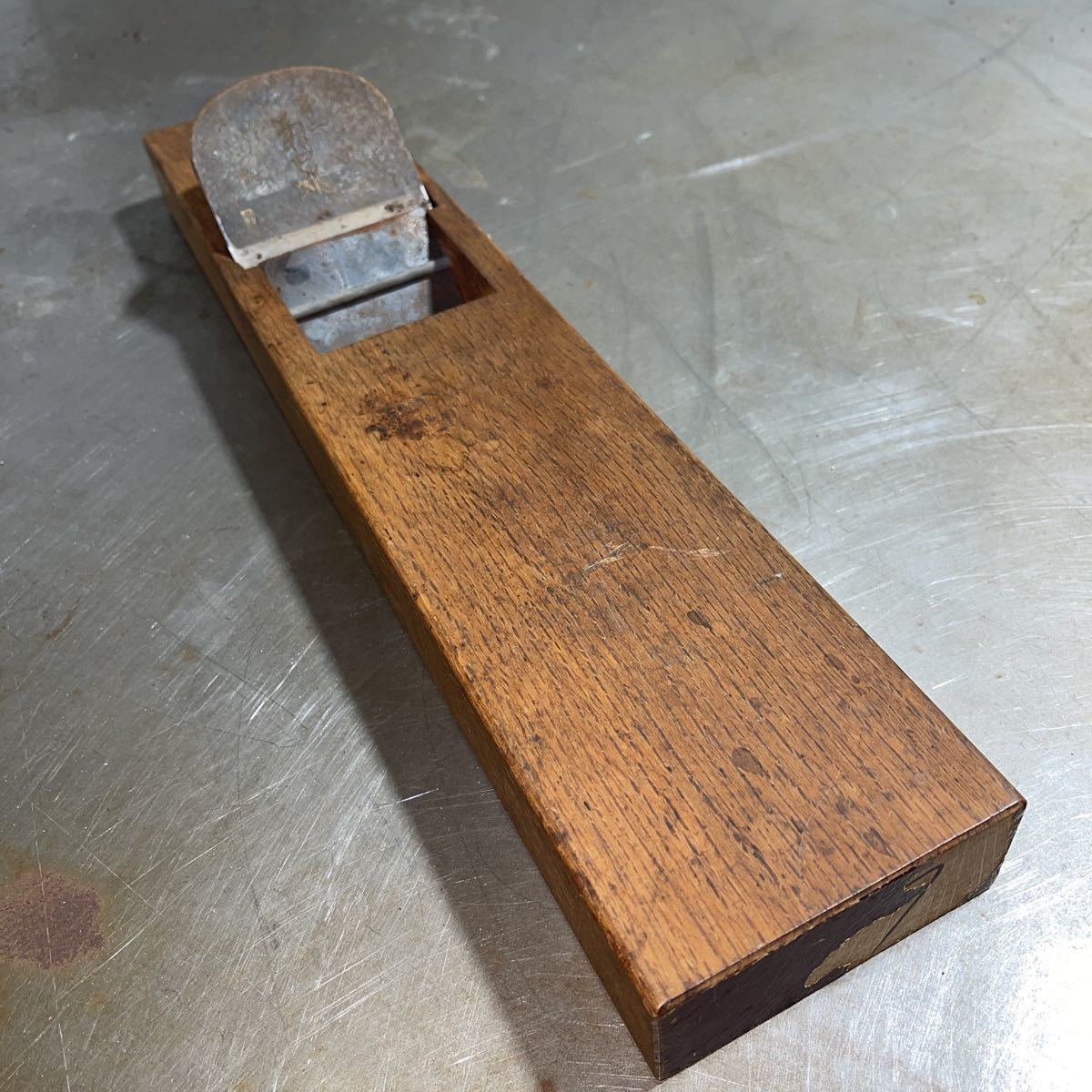 大工道具 かんな 鉋 菊孝 菊四郎　名鉋　(鉋長410mm/刃70mm)中古
