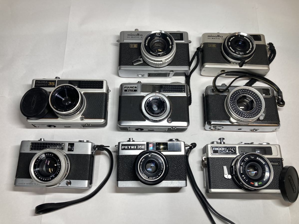 フィルムカメラ 動作未確認 まとめ売り 8台セット RICOH 動作 カメラ フィルムカメラ まとめ売り 合計8台 動作未確認 現状品渡し ジャンク扱い 